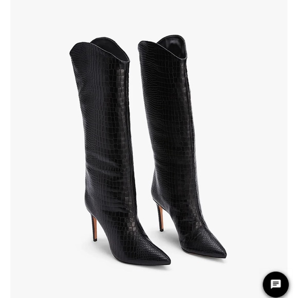 SCHUTZ Shoes - Schutz Maryana Westetn Style Embossed Boots Size 11B